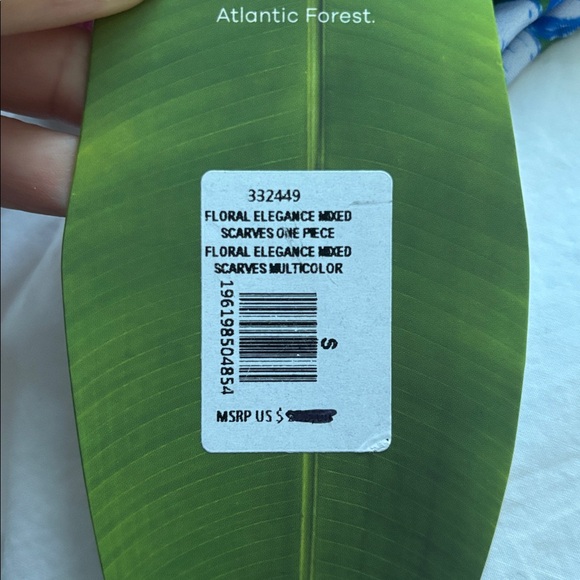 FarmRio Women’s mixed pattern Cutout One-Piece Swimsuit new with tag and liner - Picture 9 of 10